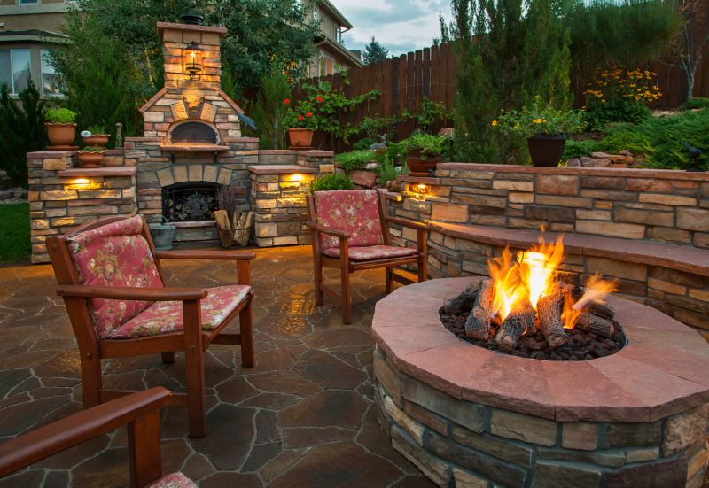 Outdoor Fireplace Masonry